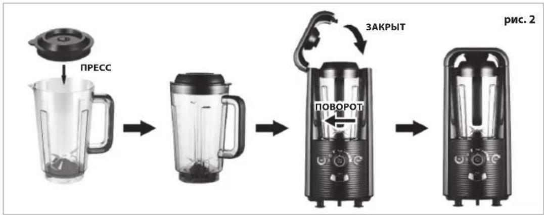 Eldom Smoof BL1000V - СБОРКА ЕМКОСТИ ДЛЯ СМЕШИВАНИЯ - 1