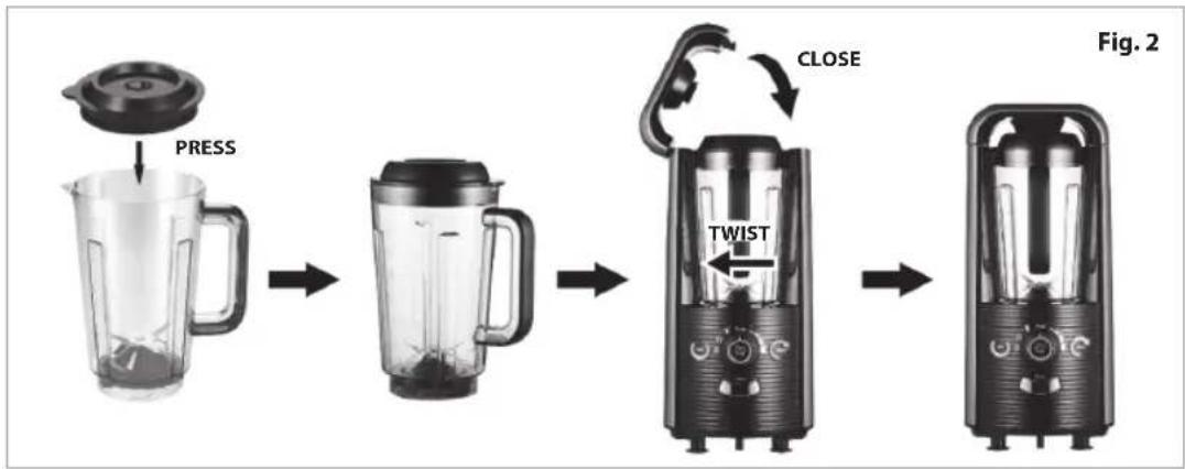 Eldom Smoof BL1000V - ASSEMBLY OF MIXING CONTAINER - 1