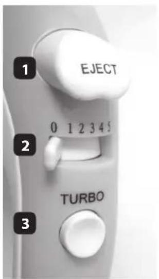 1 EJECT 0 1 2 3 4 5 2 TURBO 3
