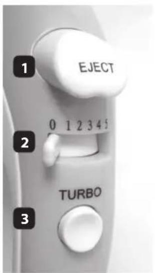 1 EJECT 0 1 2 3 4 5 2 TURBO 3