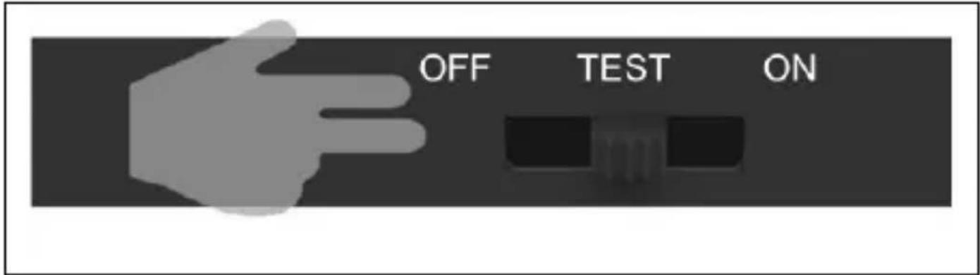 OFF TEST ON