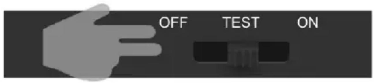 OFF TEST ON