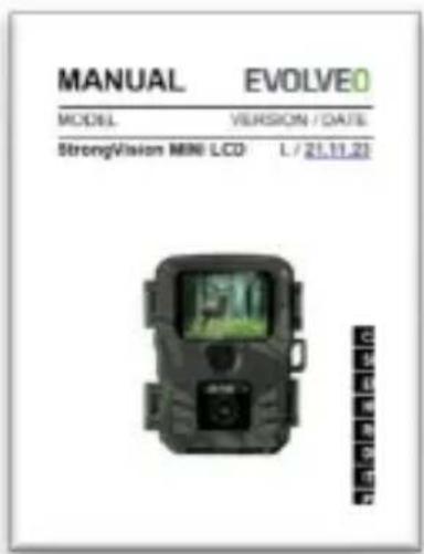 MANUAL EVOLVE0 MODEL VERSION / DATE StrongVision MINI LCD L / 21.11.23