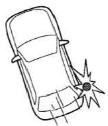 SUBARU Outback Premium (2025) - Examples of the types of accidents in which the SRS curtain airbag is unlikely to deploy - 3