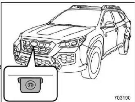 SUBARU Outback Premium (2025) - 7-18. Front View Monitor (If Equipped) - 1