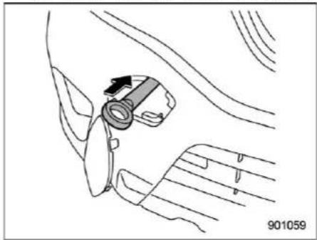 SUBARU Outback Premium (2025) - Front towing hook (Outback/Subaru Outback Wilderness): - 3