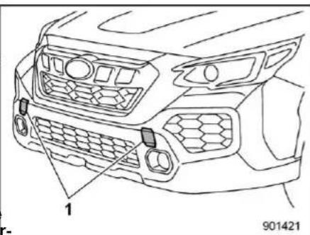 SUBARU Outback Premium (2025) - Front towing hook (Outback/Subaru Outback Wilderness): - 1