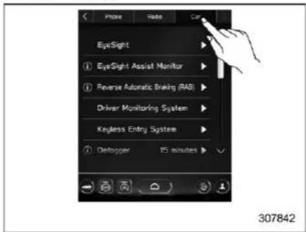 EyeSight EyeSight Assist Monitor Reverse Automatic Braking (RAB) Driver Monitoring System Keyless Entry System Defogger 15 minutes 307842