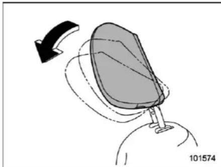 SUBARU Outback Touring (2025) - ▼ Head restraint angle adjustment - 1