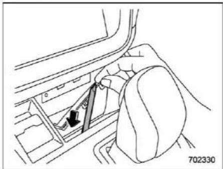 SUBARU Outback Touring (2025) - ▼ Shift lock release - 3