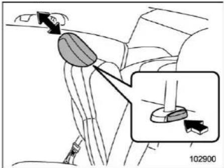 Diagram showing a car seatbelt mechanism with labeled parts and a magnified inset highlighting the lower section.