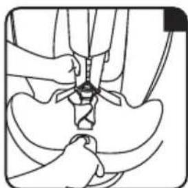 Caretero Commo i-Size - Demontaż i montaż szelek bezpieczeństwa/ remove and install harness / Aus- und Einbau von Sicherheitsgeschirren - 1