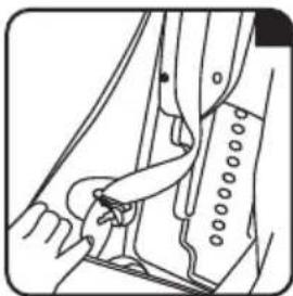 Caretero Commo i-Size - Regulacja Top Tether / Adjusting Top tether / Einstellung des oberen Haltegurts - 6