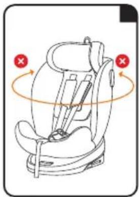 Caretero Commo i-Size - Obracanie siedzenia / Rotating the seat / Drehen des Sitzes - 2