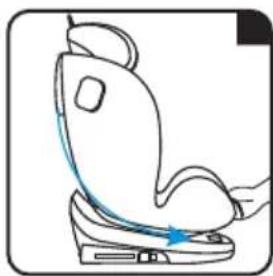 Caretero Commo i-Size - Regulacja pozycji pochylenia / Adjusting recline positions /Einstellen der Rückenlehnenpositionen - 1