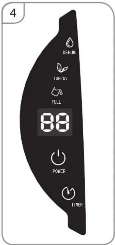 4 DEHUM ION/LIV FULL 88 POWER TIMER