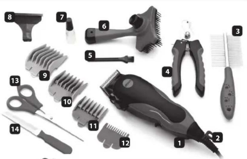 Eldom BONI MZ200 - TIERPFLEGE SET MZ200 - 1