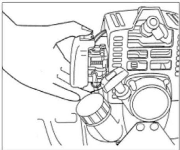 Maruyama MS051 - Start of engine - 2