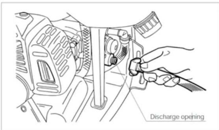 Discharge opening