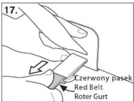 17. Czerwony pasek Red Belt Roter Gurt