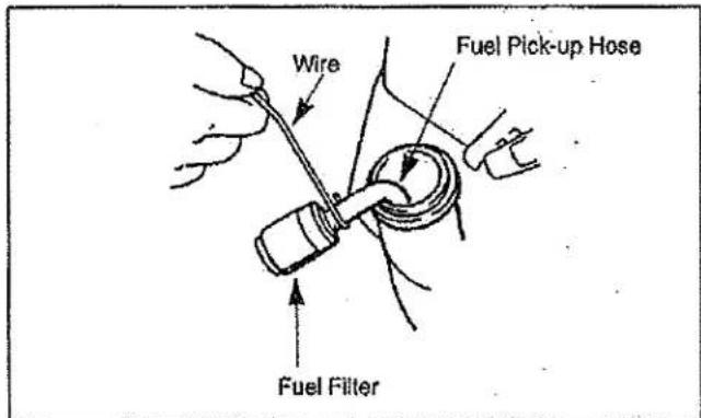 Wire Fuel Pick-up Hose Fuel Filter