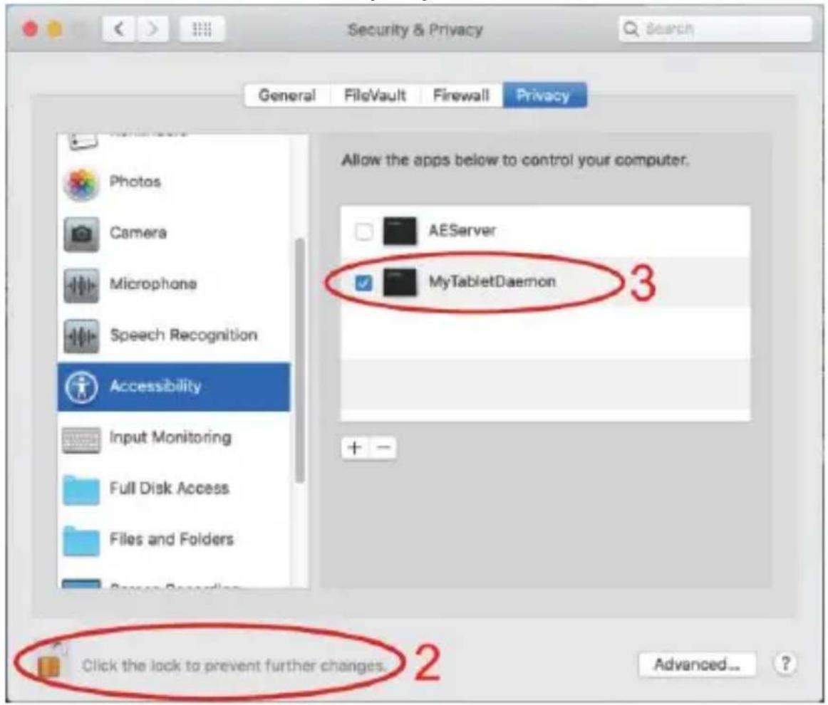 Evolveo Grafico TW - Namestitev za MAC OS - 4
