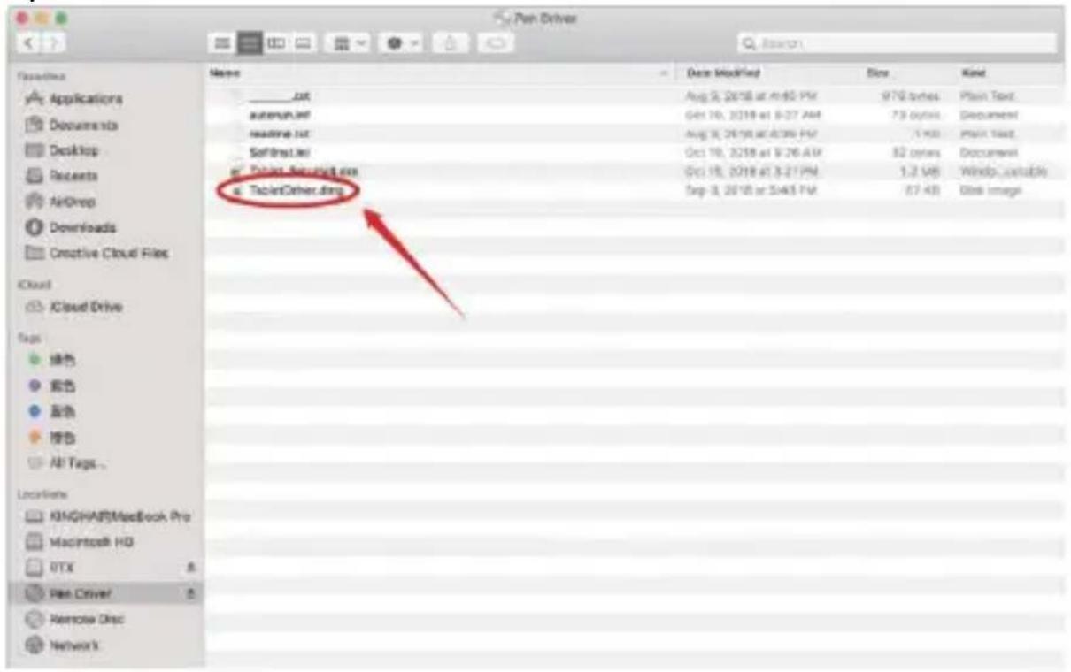 Evolveo Grafico TW - Namestitev za MAC OS - 2