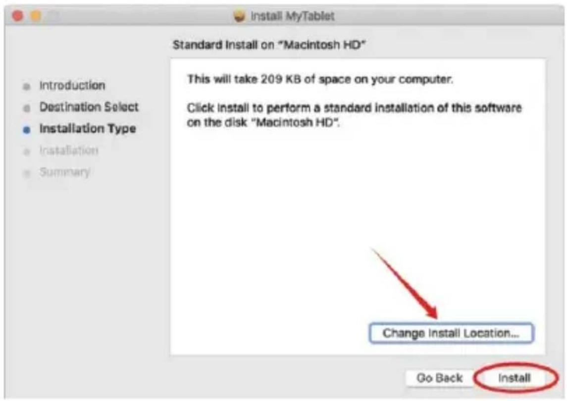 Standard Install on "Macintosh HD" This will take 209 KB of space on your computer. Click install to perform a standard installation of this software on the disk "Macintosh HD". Change Install Location... Go Back Install
