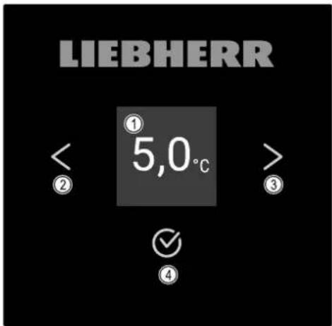 LIEBHERR SRPvg 1402 - Ovládací a indikační prvky - 1