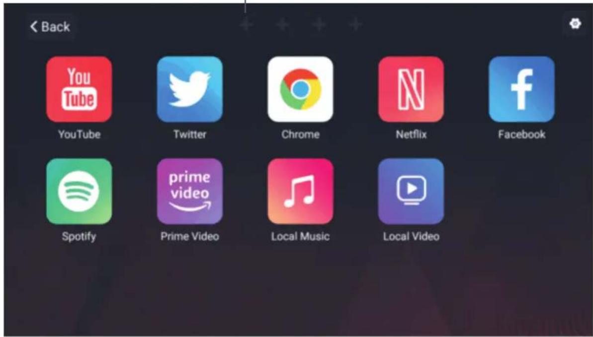 < Back YouTube Twitter Chrome Netflix Facebook Spotify Prime Video Local Music Local Video