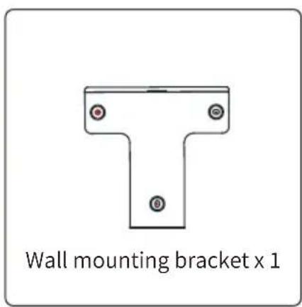 Wall mounting bracket x 1