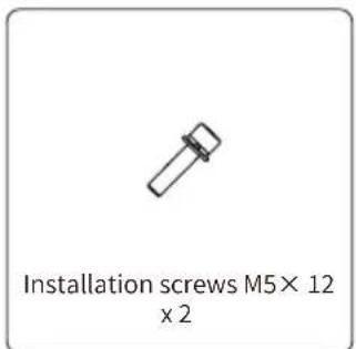 Installation screws M5× 12 x 2