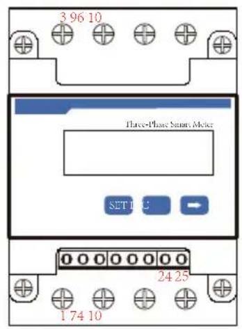 3 96 10 Three-Phase Smart Meter SET B C 24 25 1 74 10