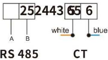 252443 65 6 white blue RS 485 CT