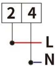 Deye SUN-10K-G02P1-EU-AM2 - System connection diagram for the Eastron meter - 3