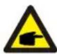 Deye SUN-10K-G02P1-EU-AM2 - High Temperature Hazard: - 1