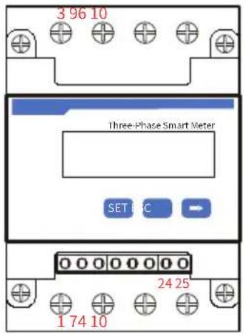 3 96 10 Three-Phase Smart Meter SET I C 24 25 1 74 10