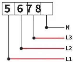 5 6 7 8 N L3 L2 L1