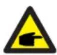 Deye SUN-20K-G05 - High Temperature Hazard: - 1