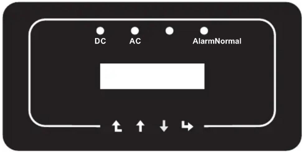 DC AC AlarmNormal ↑ ↑ ↓ ↓ →
