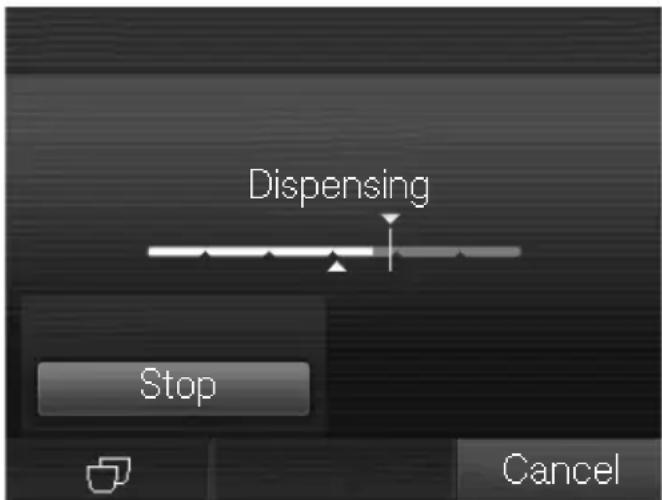Dispensing Stop Cancel