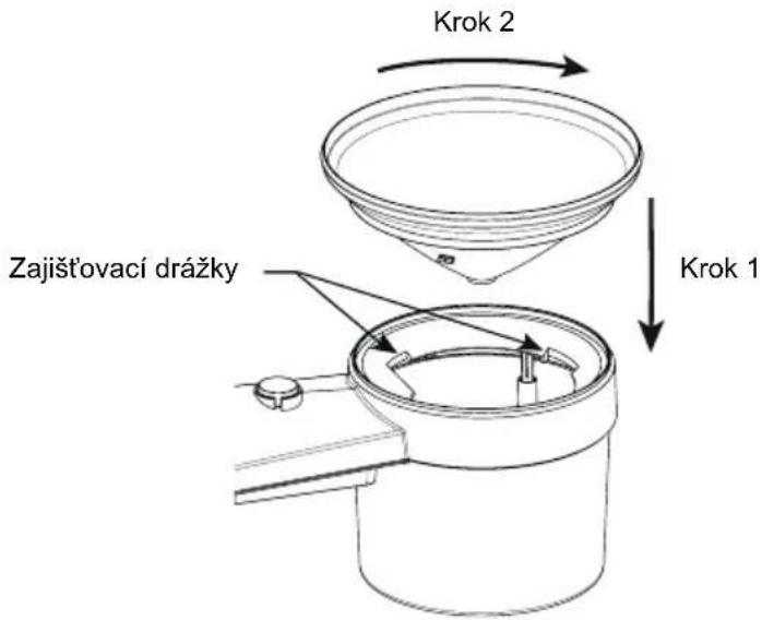 Krok 2 Zajišťovací drážky Krok 1