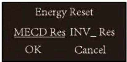 Energy Reset MECD Res INV_Res OK Cancel