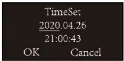 TimeSet 2020.04.26 21:00:43 OK Cancel