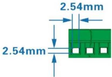 2.54mm 2.54mm