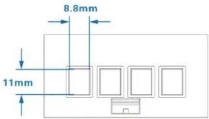 8.8mm 11mm