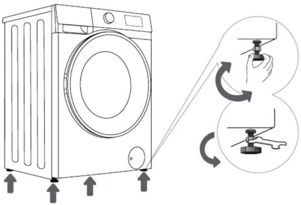 GORENJE WNGPI61SBS - NASTAVENÍ NOŽIČEK - 1