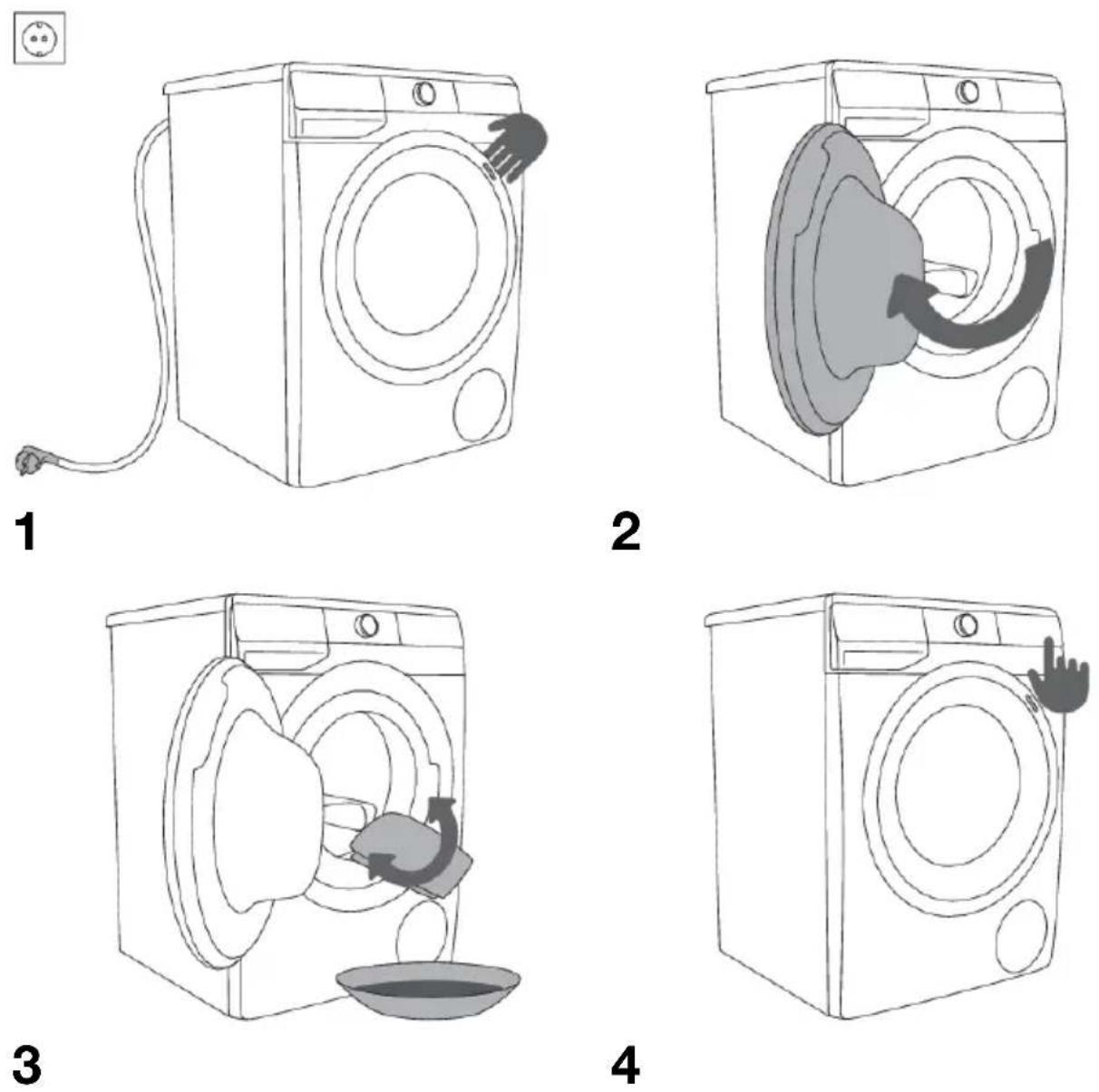 GORENJE WSAP84AWI - PŘED PRVNÍM POUŽITÍM SPOTŘEBIČE - 1