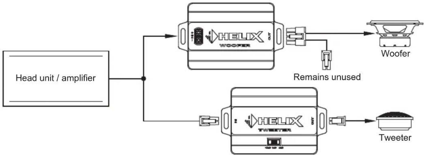 Helix S 4X - Connecting the Flex-Crossover (S 62C / S 42C) - 2