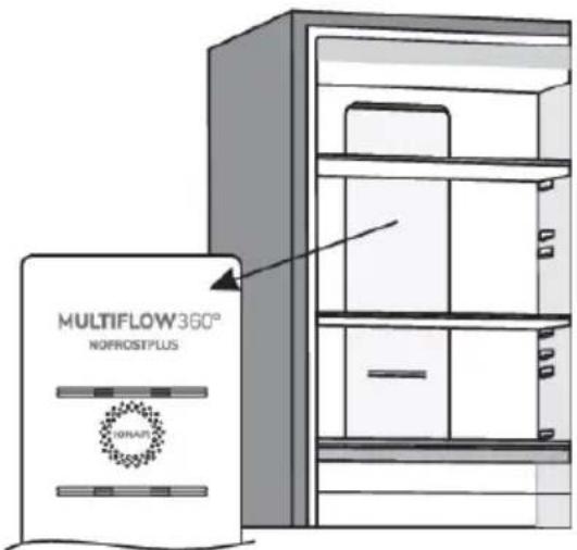 GORENJE NRK620CA2W4 - Systémdistribucevzduchusionizátoremvzduchu (MultiFlow/IonAir)\* - 1